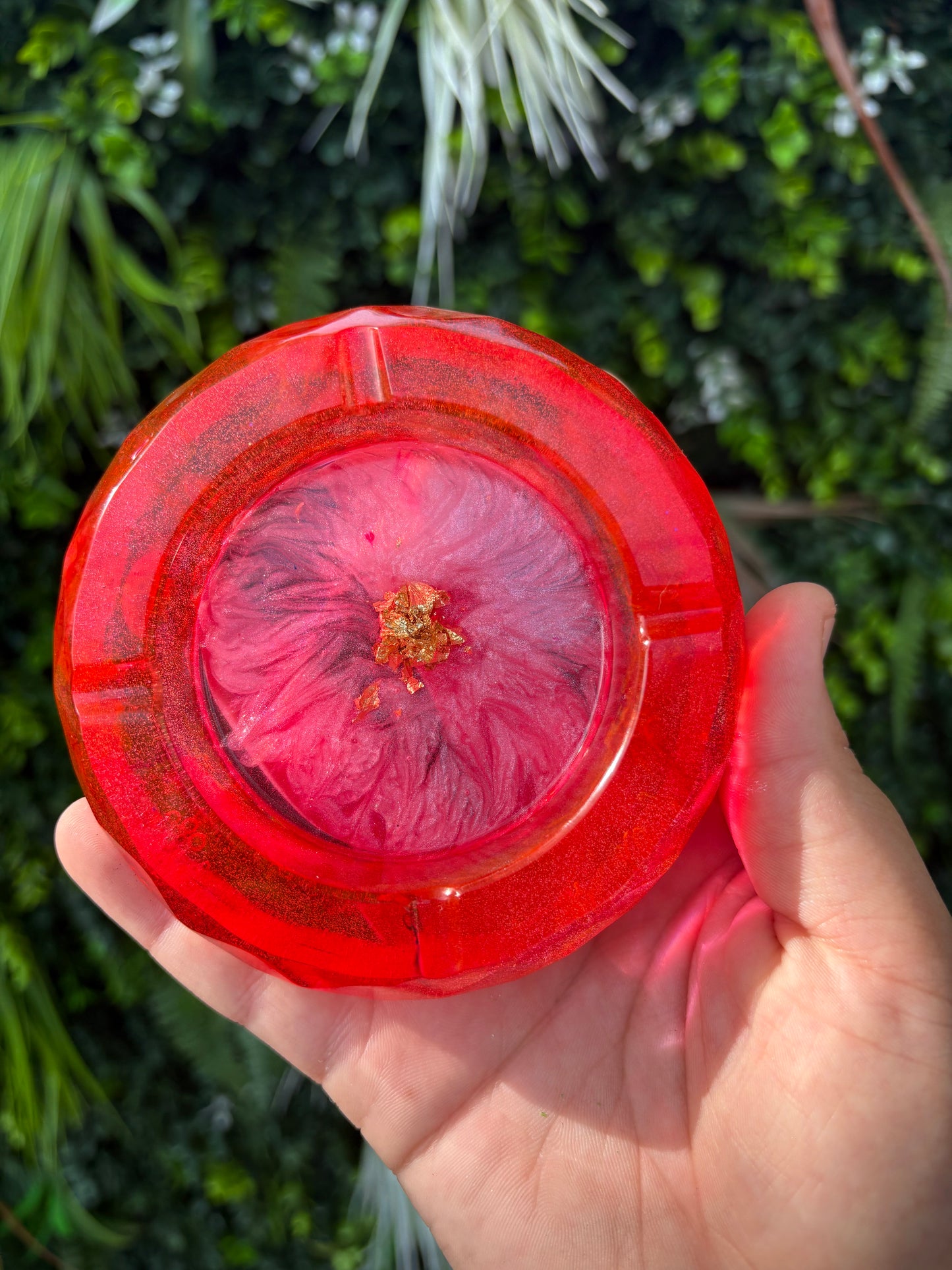 Rosé Ember Round Ashtray