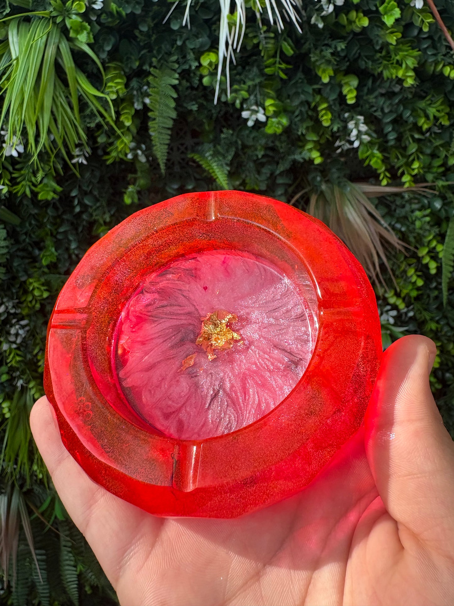 Rosé Ember Round Ashtray