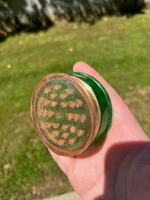 Orange & Green Herb Grinder