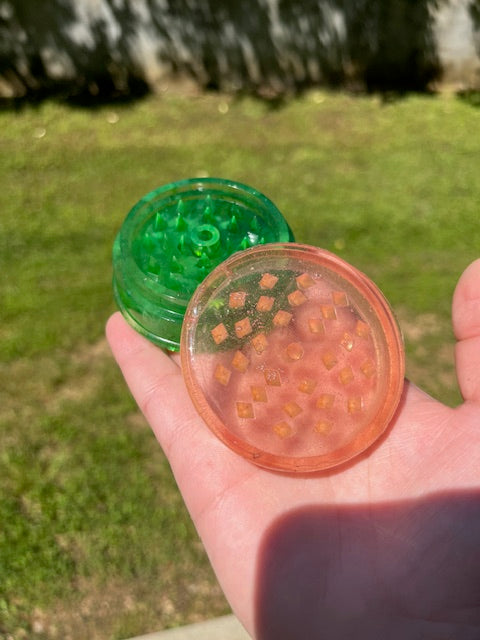 Orange & Green Herb Grinder
