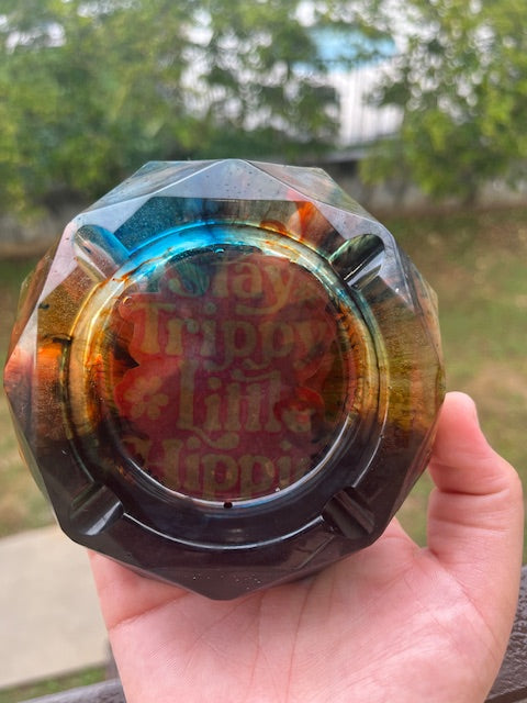 Stay Trippy Octagon Ashtray
